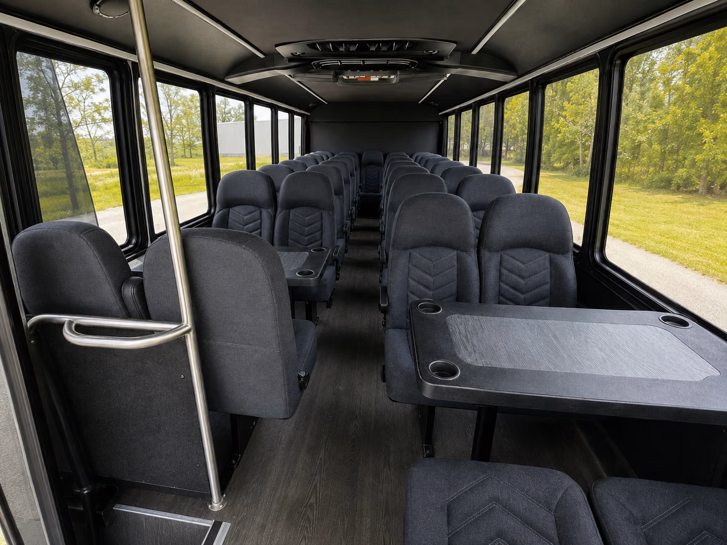 homestead 15 passenger minibus inside