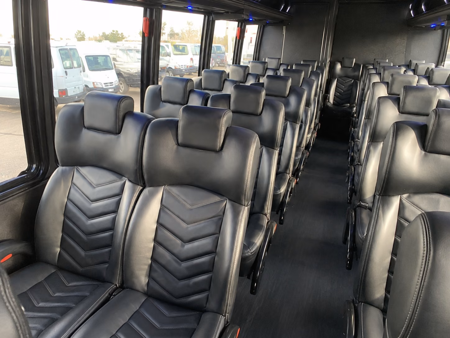 homestead 20 passenger minibus inside