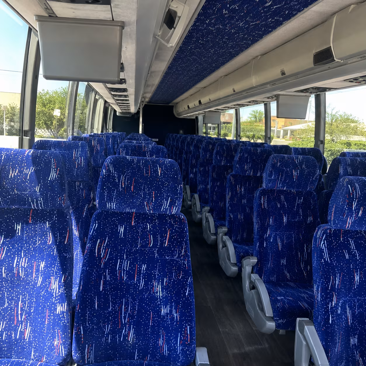 homestead 56 passenger charter bus interior