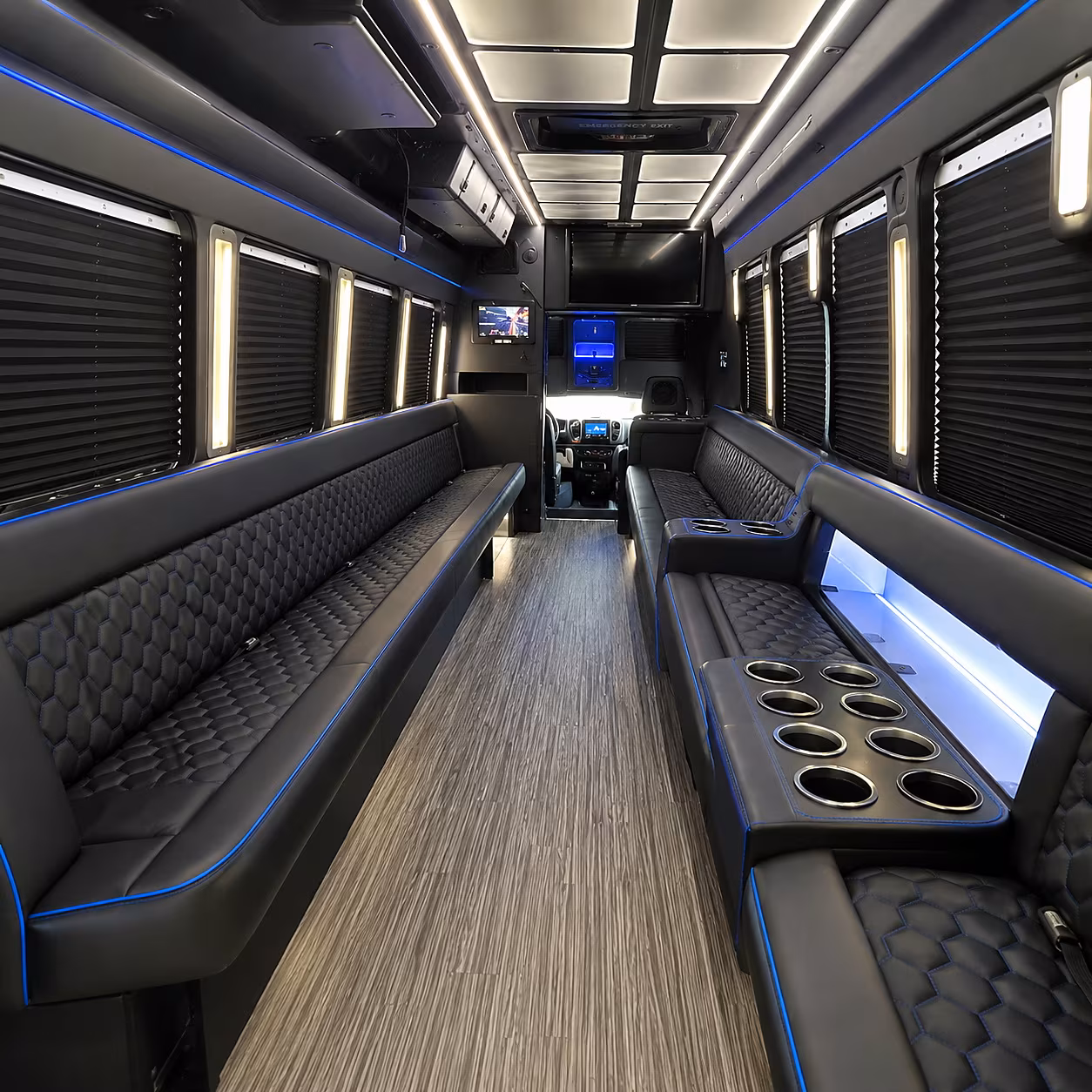 homestead party bus inside
