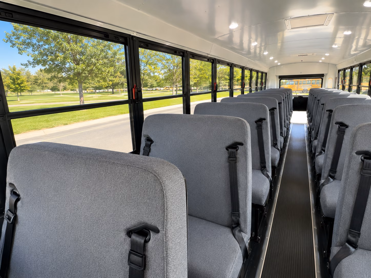 homestead school bus inside