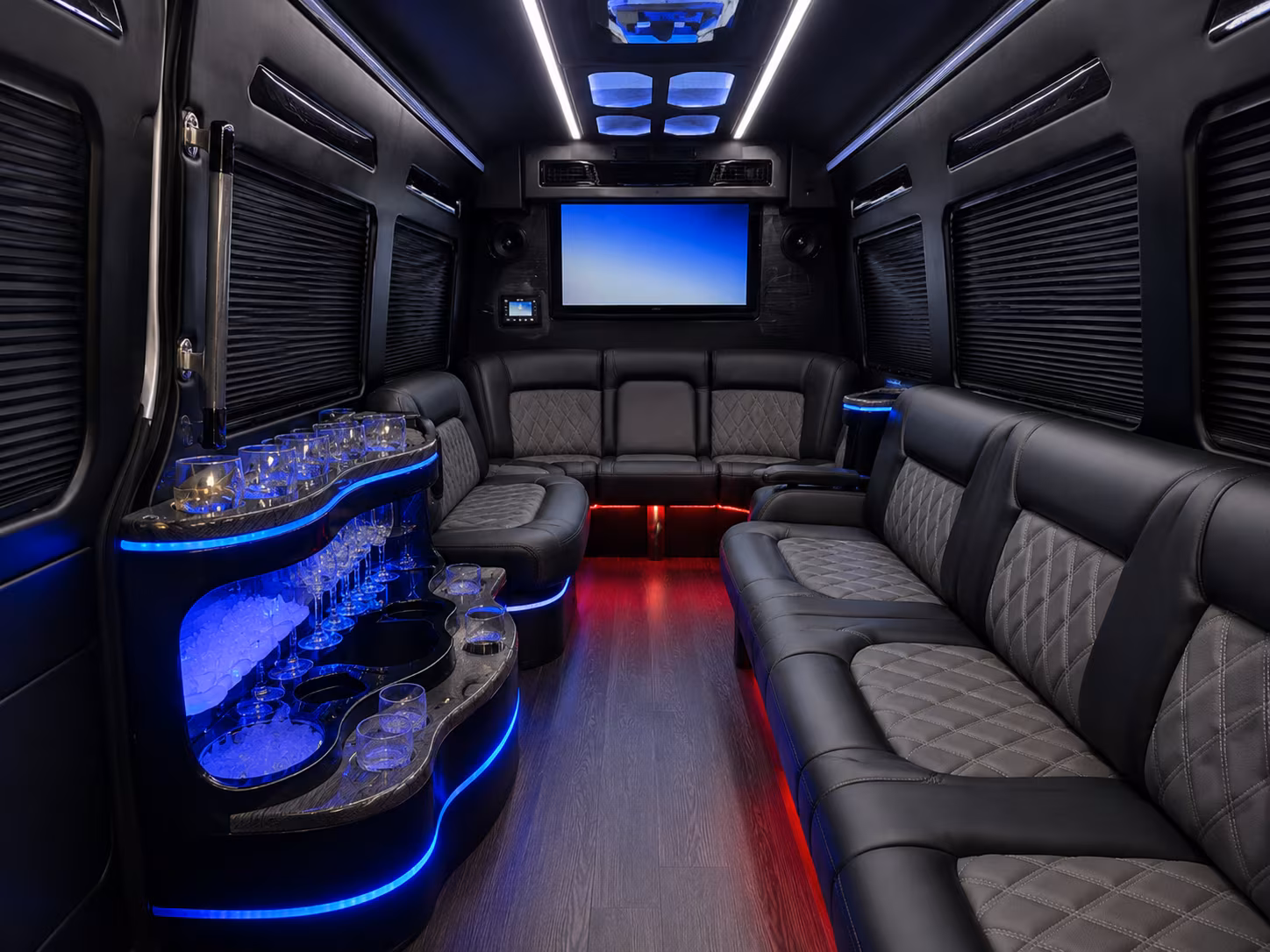 homestead sprinter limousine inside