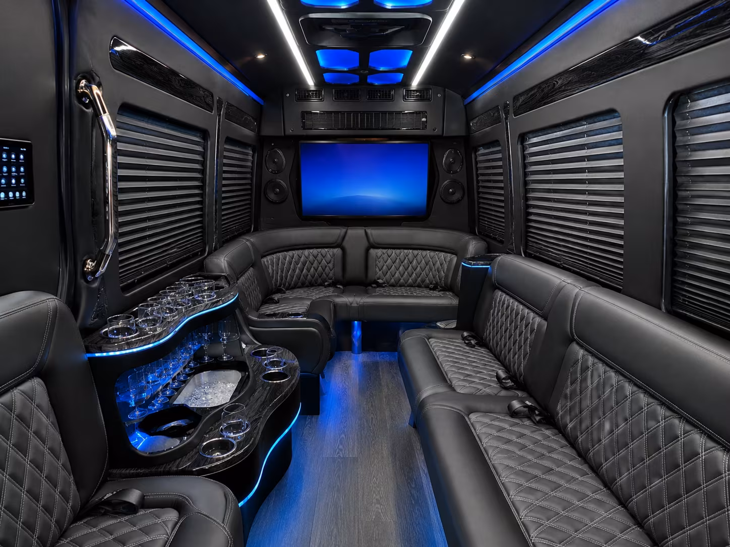 sprinter vans and minibuses for homestead wedding party transportation